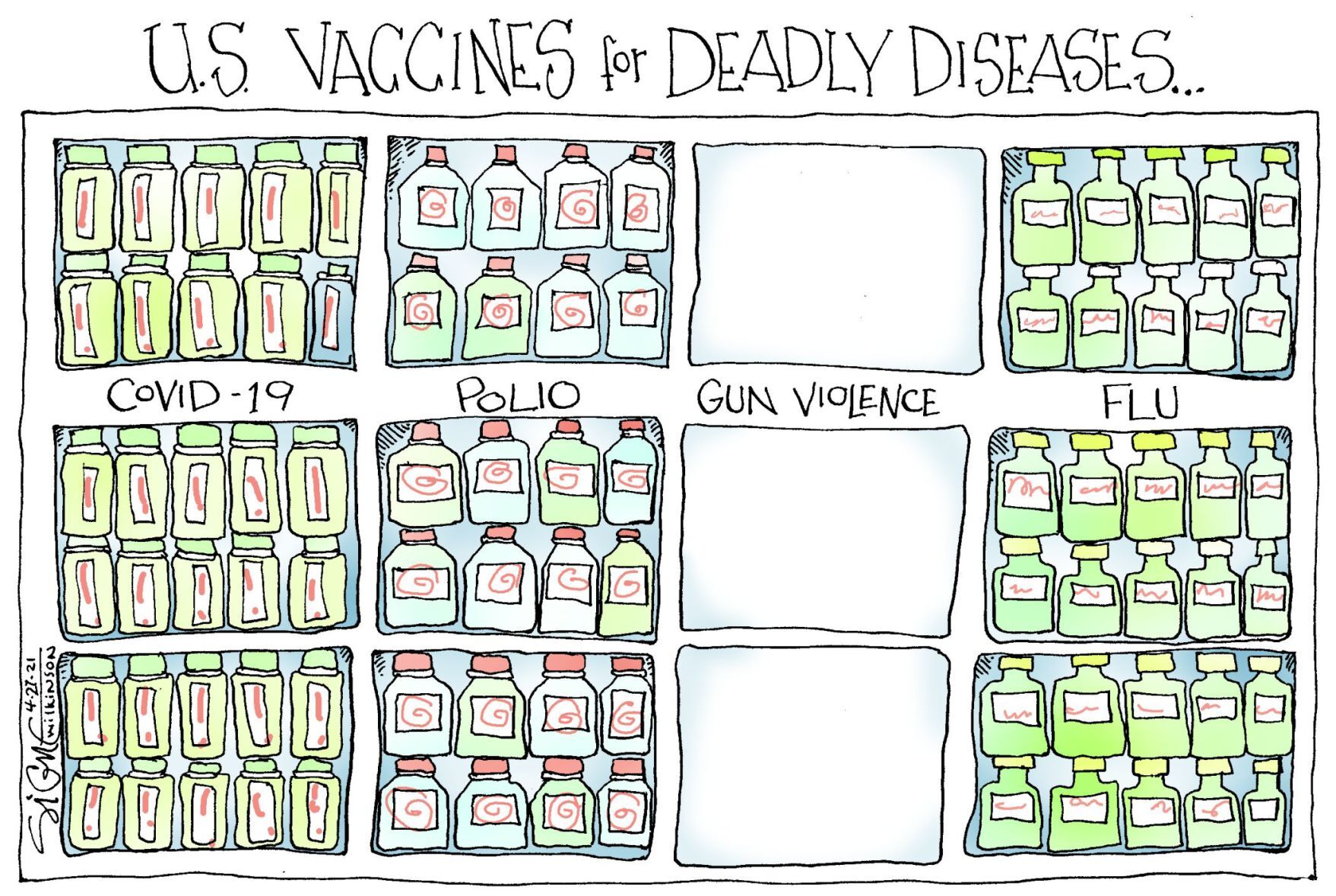 Signe Wilkinson cartoon